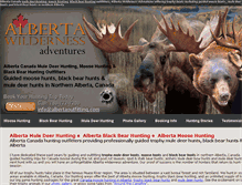 Tablet Screenshot of albertaoutfitting.com